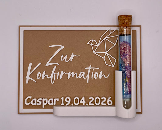 Geschenkschild personalisierbar