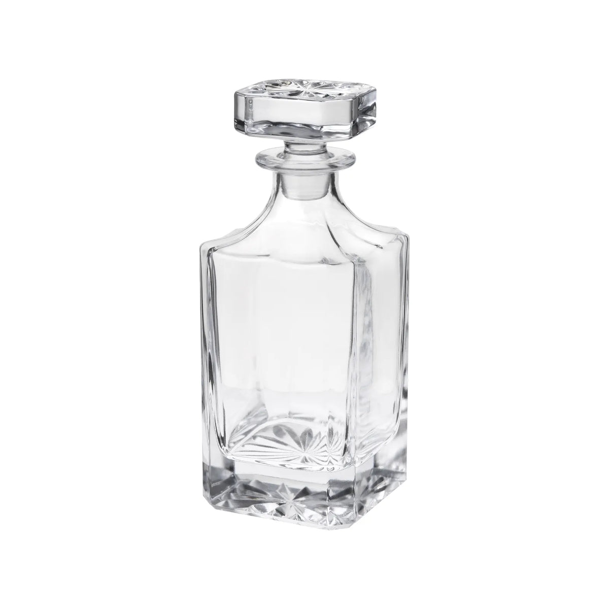 Personalisierte Whiskey-Karaffe aus Glas mit Gravur – 740 ml