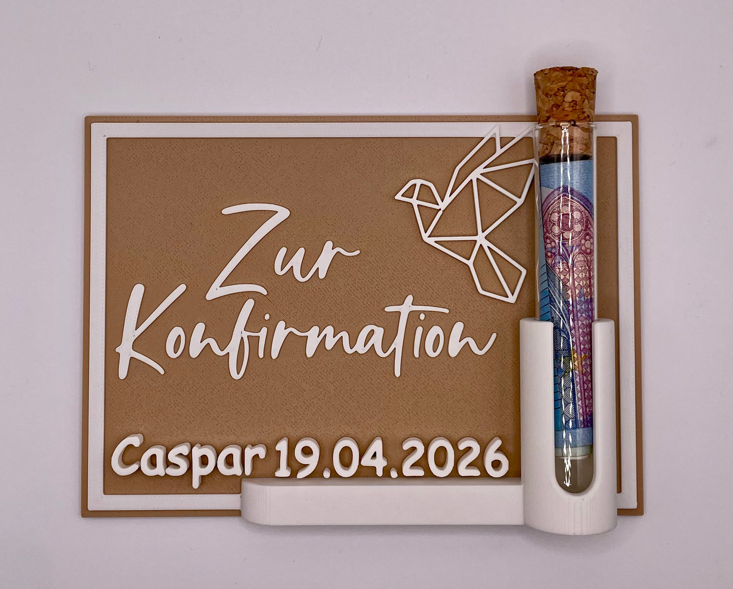 Geschenkschild personalisierbar