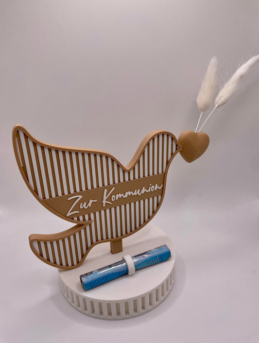 Geldgeschenk personalisierbar „Taube“