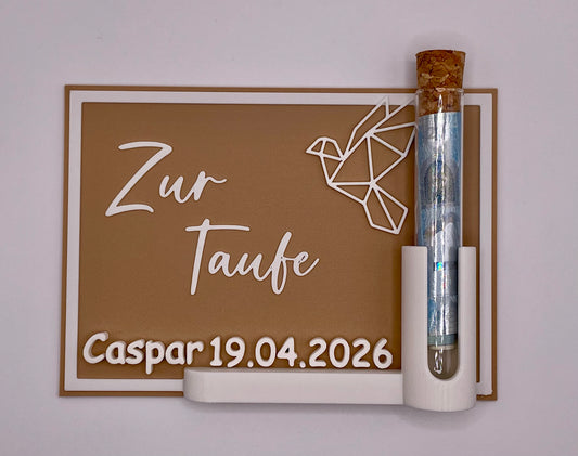Geschenkschild personalisierbar