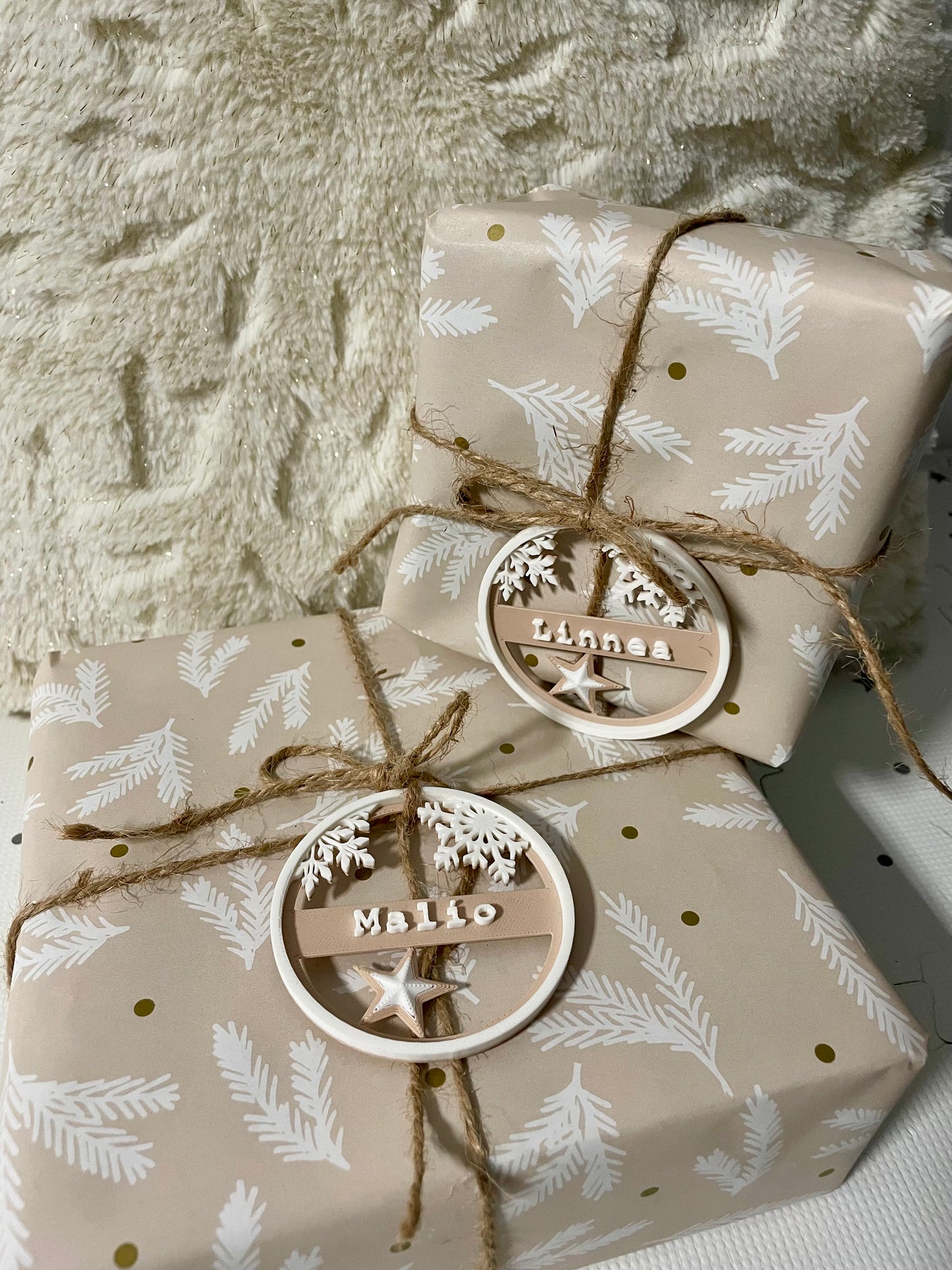 Personalisierbare Geschenkanhänger