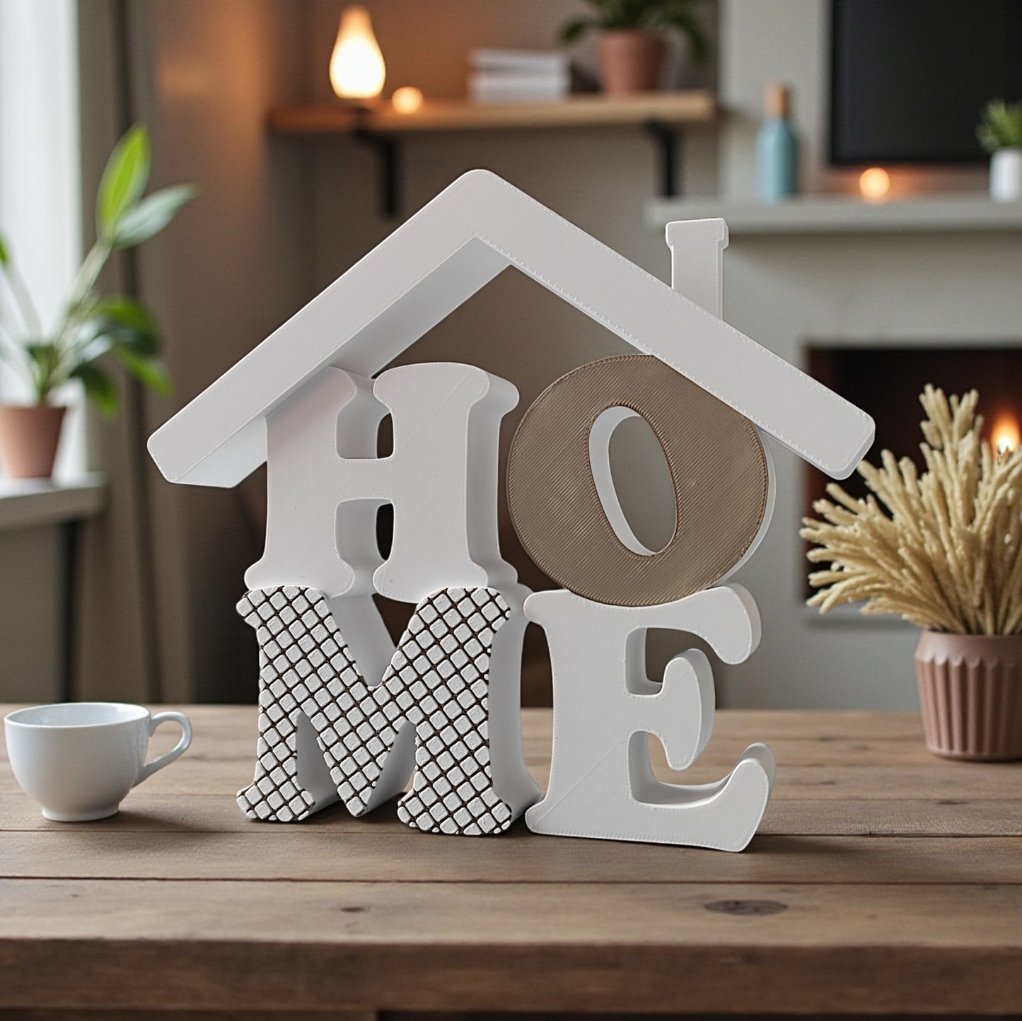 Dekorationsaufsteller „HOME“