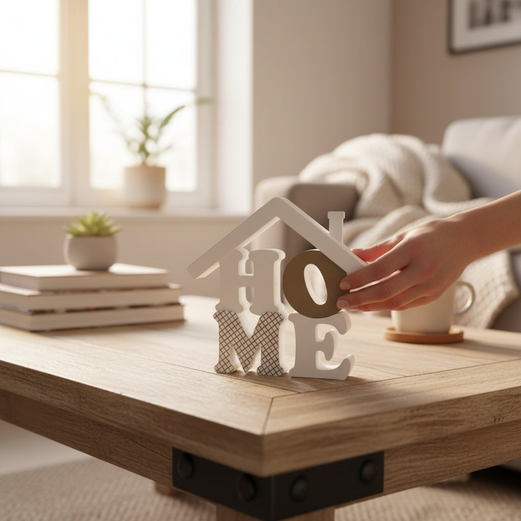 Dekorationsaufsteller „HOME“