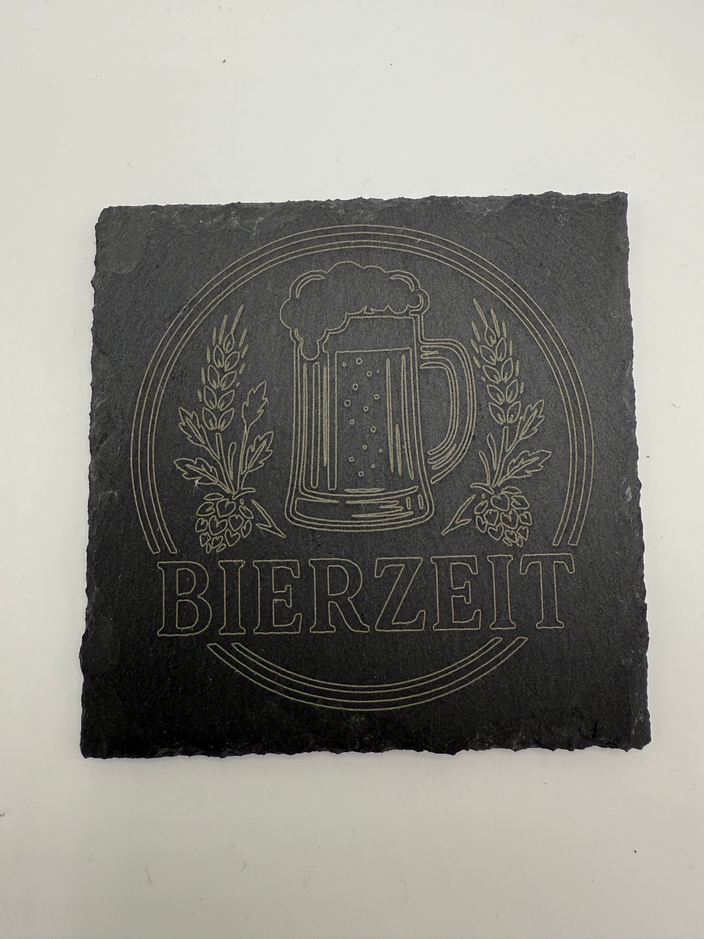 Personalisierter Schieferuntersetzer