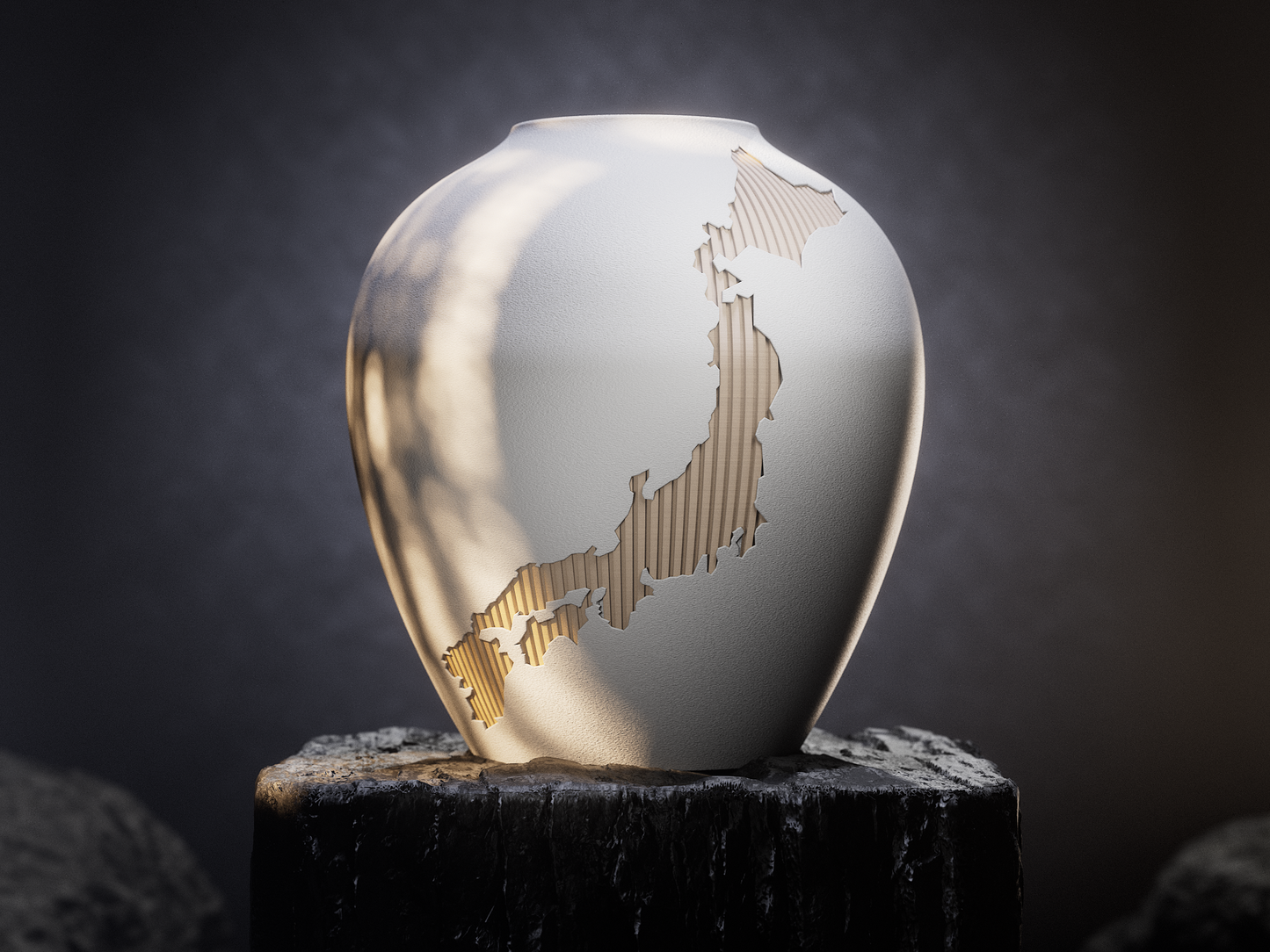 Kintsu Nihon Vase - Japanische Ästhetik trifft modernes Design