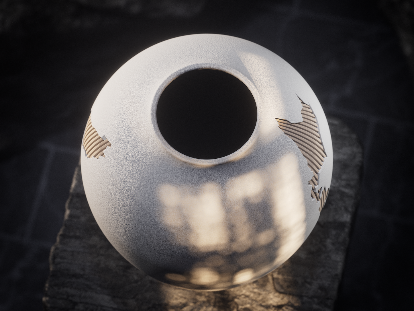 Kintsu Nihon Vase - Japanische Ästhetik trifft modernes Design