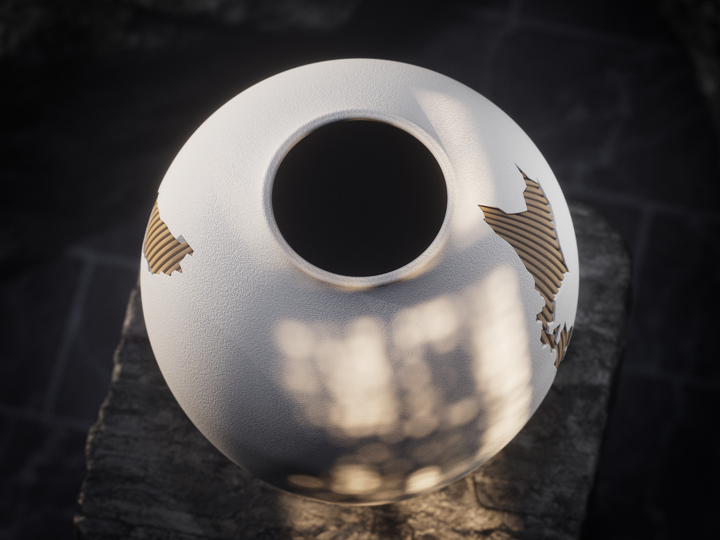 Kintsu Nihon Vase - Japanische Ästhetik trifft modernes Design