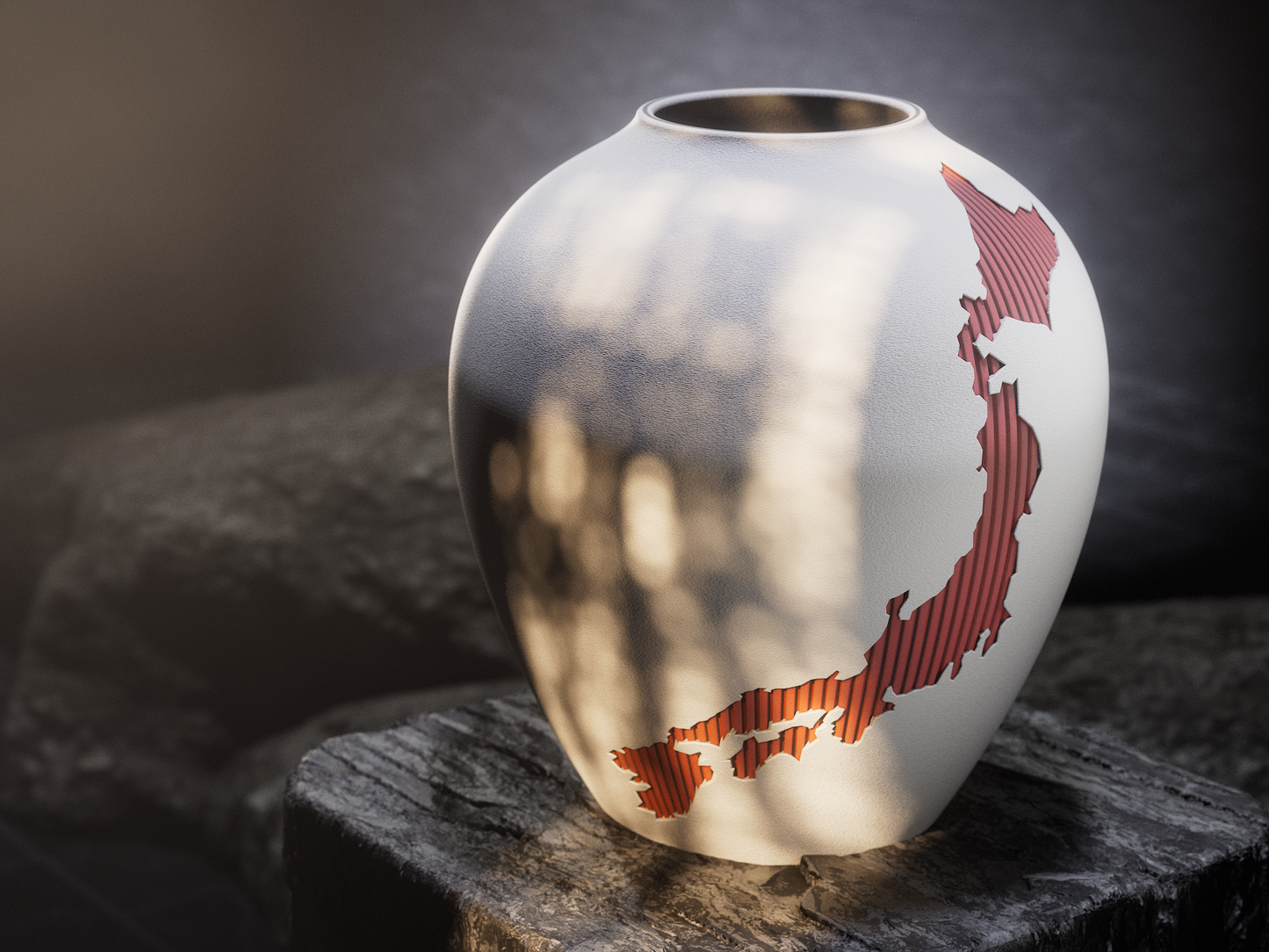 Kintsu Nihon Vase - Japanische Ästhetik trifft modernes Design