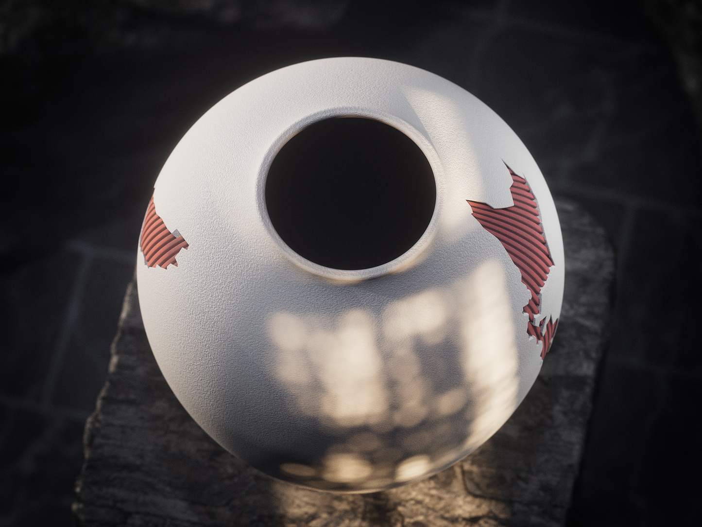 Kintsu Nihon Vase - Japanische Ästhetik trifft modernes Design