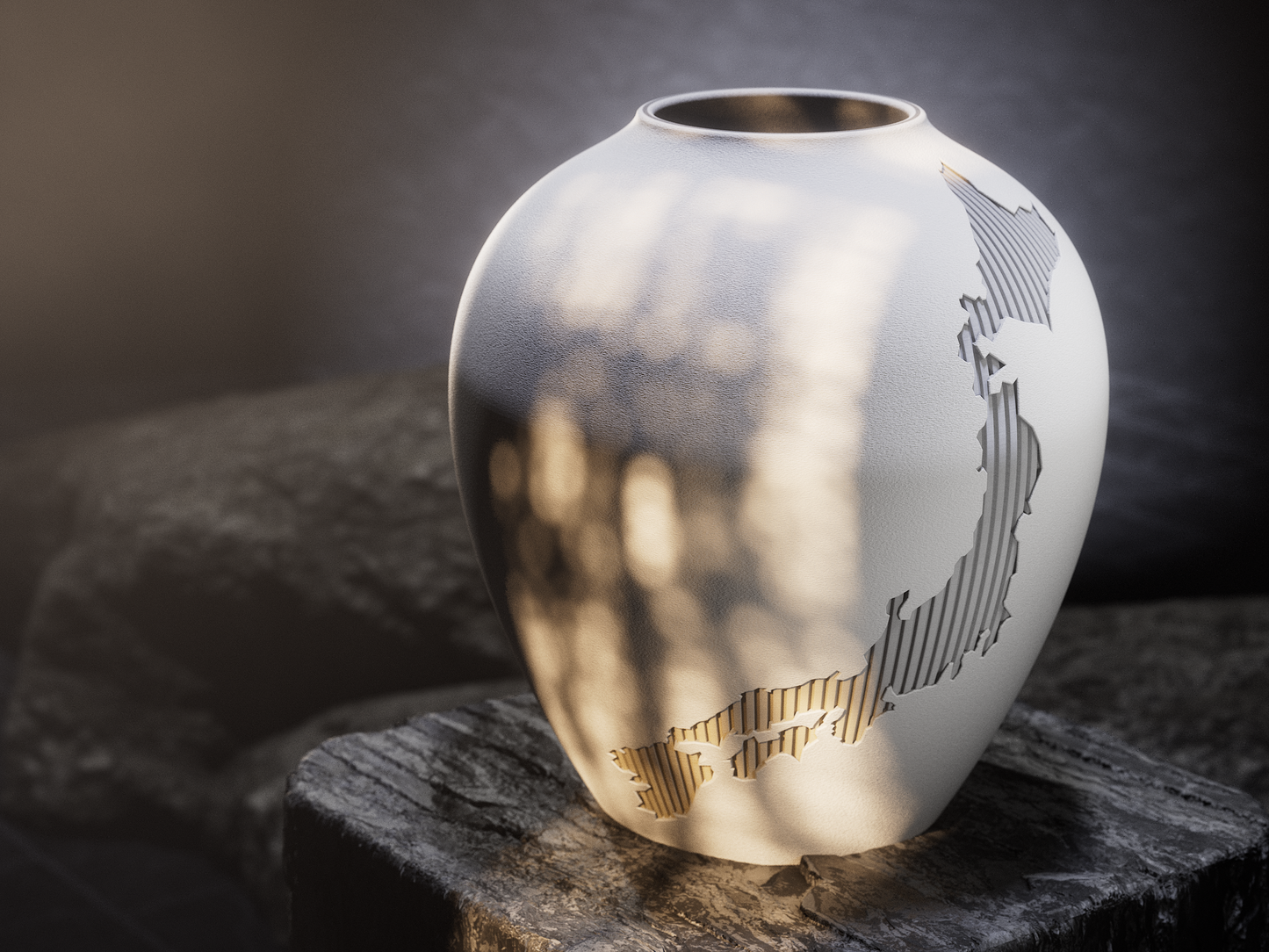 Kintsu Nihon Vase - Japanische Ästhetik trifft modernes Design